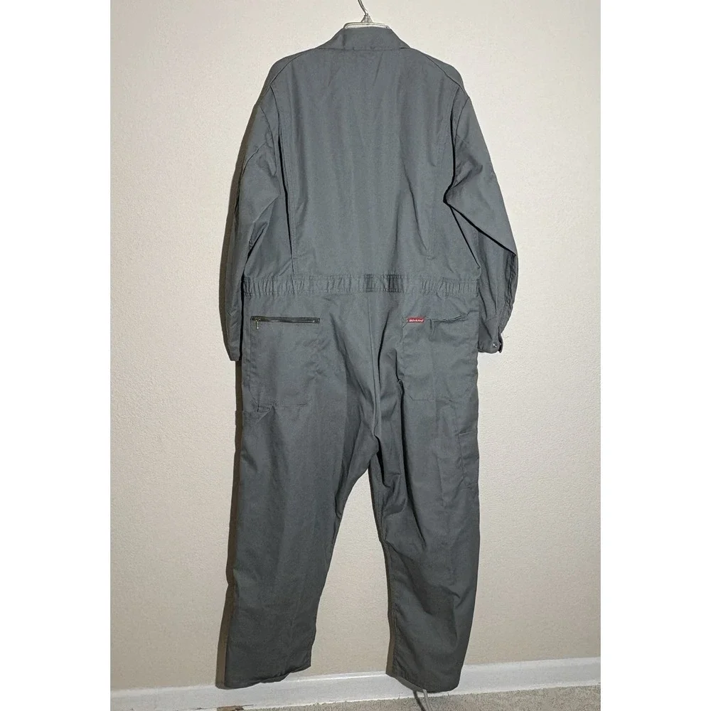 DICKIES Coveralls‎ Mens 48-REG Gray Work Jumpsuit Uniform Mechanic Janitor